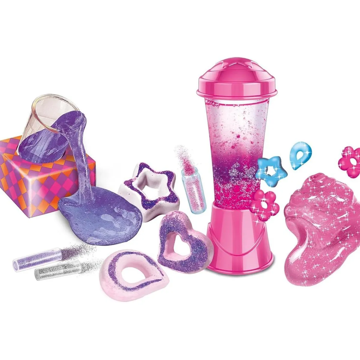 CLEMENTONI Steam*- Juego científico Magia Glitter Experimentos Coloridos ㅤ