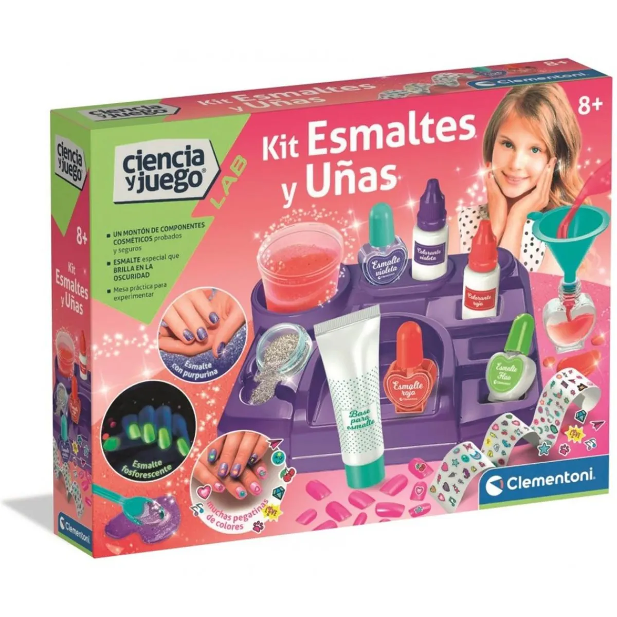 CLEMENTONI Steam*- Kit Esmaltes y Uñas