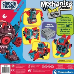 CLEMENTONI Steam*- Mechanics Junior construcción de robots multicolor