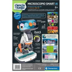CLEMENTONI Steam*- Microscopio Smart 2 en 1 con Wi-Fi