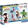 CLEMENTONI Juegos Y Puzzles*- Mis primeros Puzzles Progresivos 3-6-9-12 - Spidey y su Superequipo