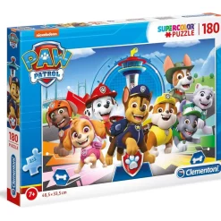 CLEMENTONI Juegos Y Puzzles*- Patrulla Canina - Puzzle 2D Patrulla Canina - 180 piezas, fabricado en España ㅤ