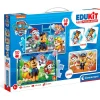CLEMENTONI Friki Zone|Juguetes Educativos Y Libros*- Patrulla Canina - Edukit 4 en 1 con puzzle y juego de memoria Patrulla Canina ㅤ