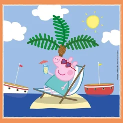 CLEMENTONI Juegos Y Puzzles*- Peppa Pig - Puzzle Supercolor 3x48 piezas ㅤ