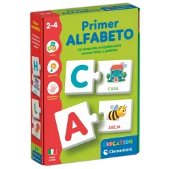 MONTESSORI Juguetes Educativos Y Libros|Juegos Y Puzzles*Clementoni - Primer Alfabeto