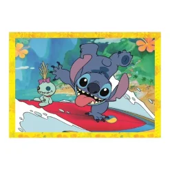 CLEMENTONI Juegos Y Puzzles*- Puzzle 4 en 1 Stitch