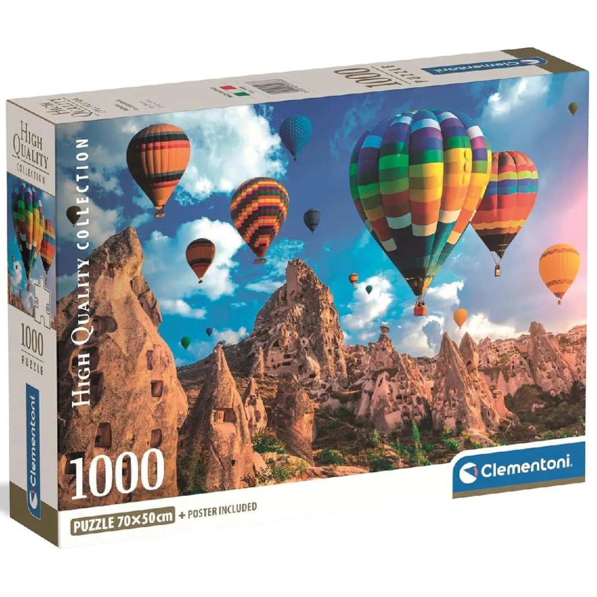 CLEMENTONI Juegos Y Puzzles*- Puzzle 1000 piezas High Quality Collection - Globos en Cappadocia
