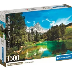 CLEMENTONI Juegos Y Puzzles*- Puzzle 1500 piezas High Quality Collection - Lago Azul