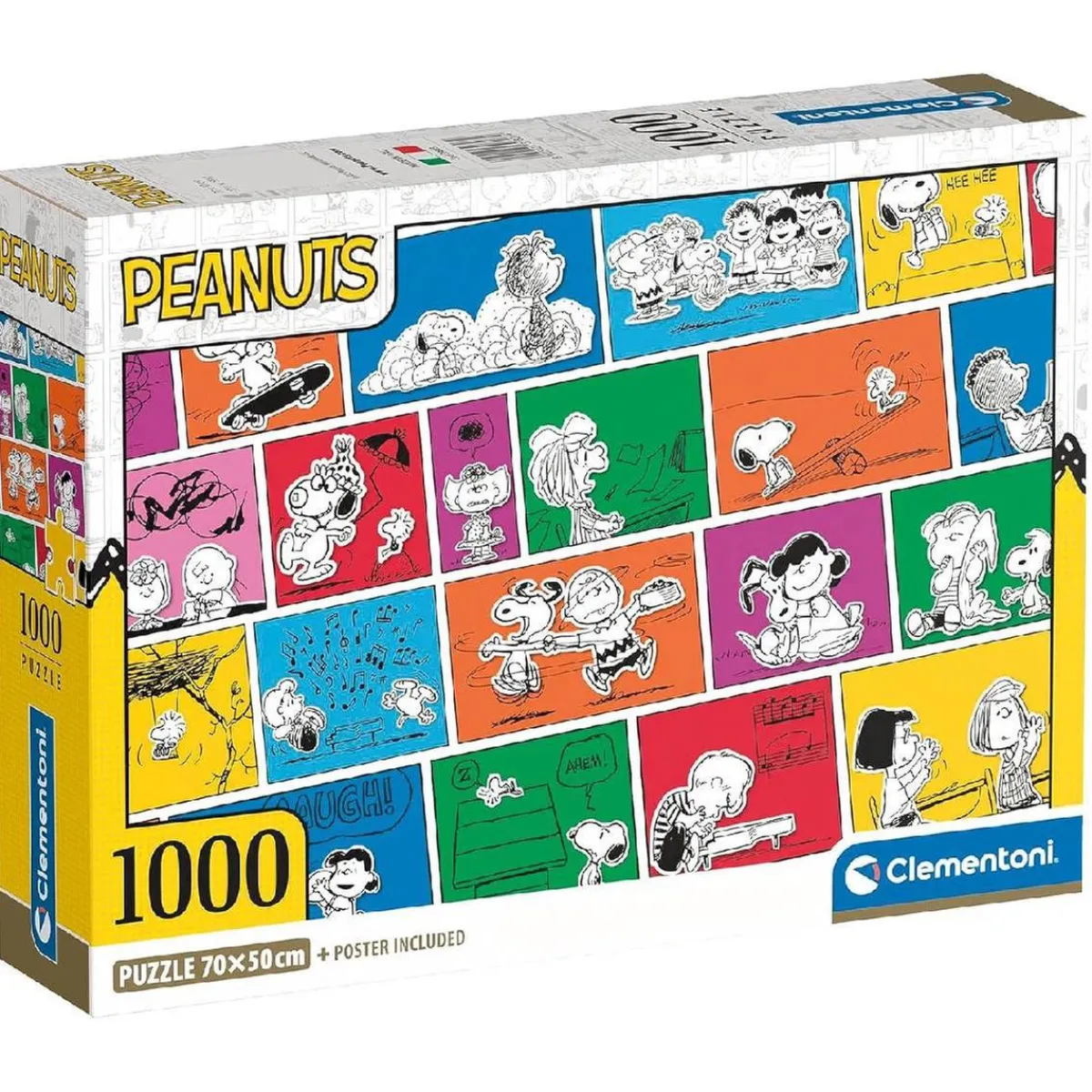 CLEMENTONI Juegos Y Puzzles*- Puzzle 1000 piezas Impossible - Peanuts