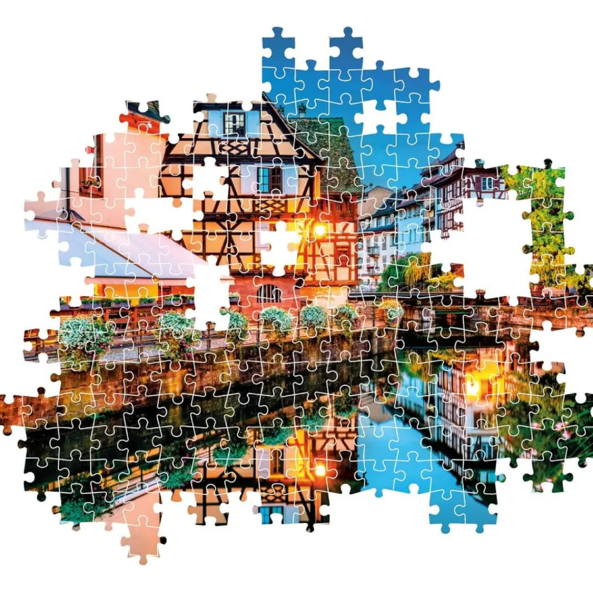 CLEMENTONI Juegos Y Puzzles*- Puzzle 500 piezas High Quality Collection - Strasbourg Old Town