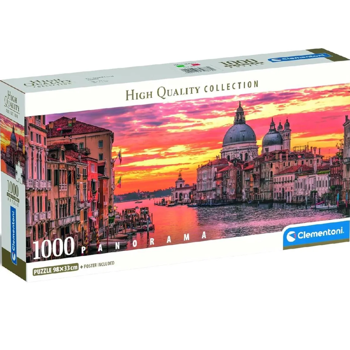 CLEMENTONI Juegos Y Puzzles*- Puzzle 1000 piezas Panorama - El Gran Canal, Venecia