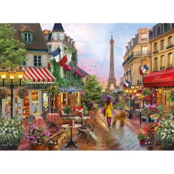 CLEMENTONI Juegos Y Puzzles*- Puzzle 1000 piezas flores en Paris ㅤ