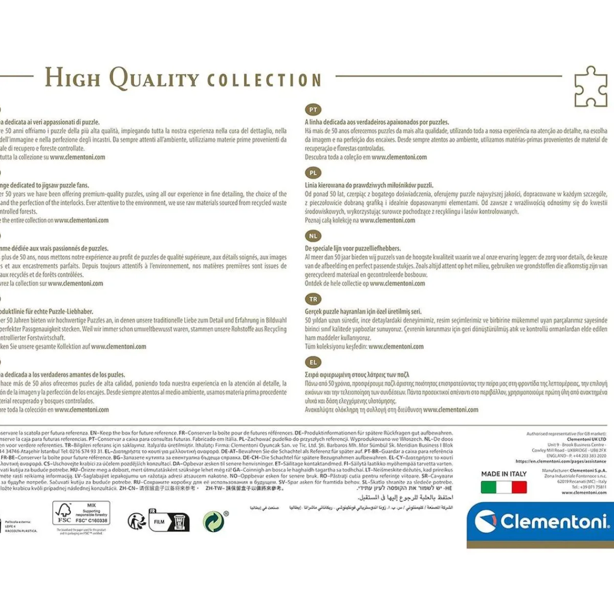 CLEMENTONI Juegos Y Puzzles*- Puzzle adulto 1000 piezas: One Piece ㅤ