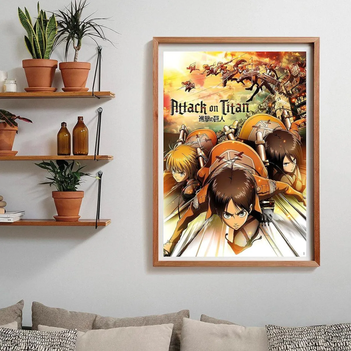 CLEMENTONI Juegos Y Puzzles*- Puzzle de 1000 piezas: Ataque de los Titanes ㅤ