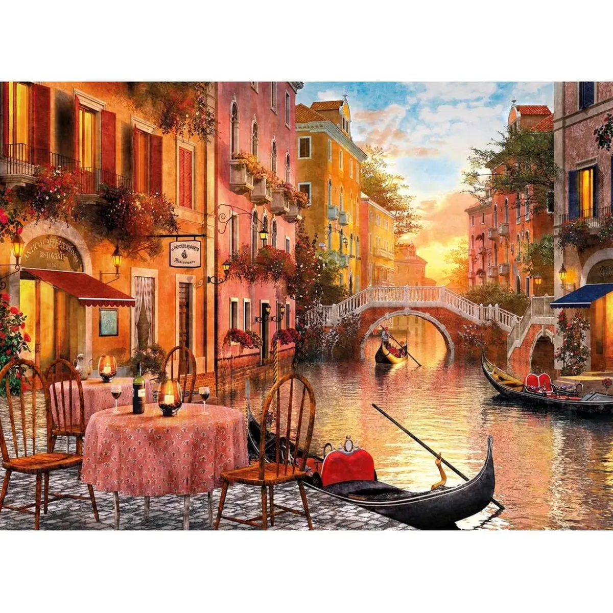 CLEMENTONI Juegos Y Puzzles*- Puzzle de 1000 piezas de la colección Venecia, fabricado en Italia ㅤ