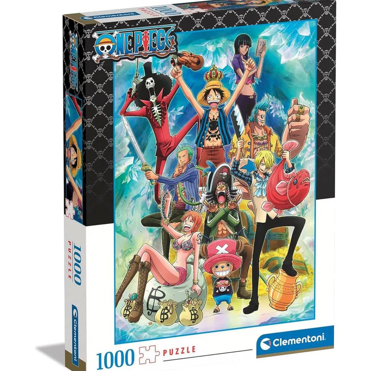 CLEMENTONI Juegos Y Puzzles*- Puzzle de 1000 piezas One Piece ㅤ