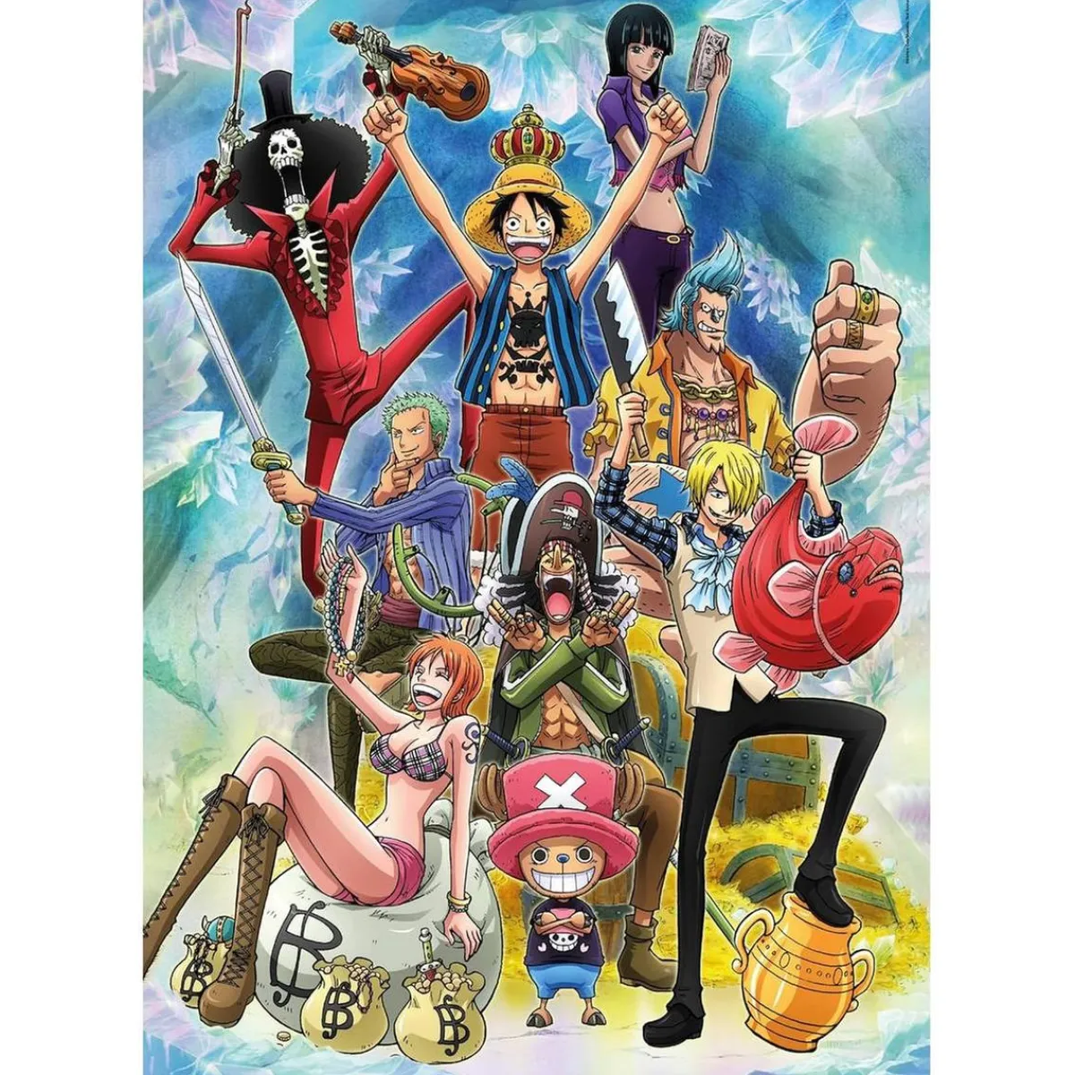 CLEMENTONI Juegos Y Puzzles*- Puzzle de 1000 piezas One Piece ㅤ