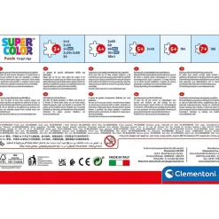 CLEMENTONI Juegos Y Puzzles*- Puzzle infantil 4 en 1: Casa de Muñecas de Gabby, 12-24 piezas, tamaño único ㅤ