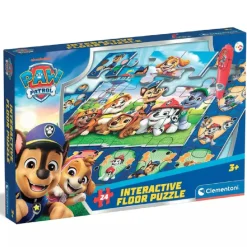 PATRULLA CANINA Juguetes Educativos Y Libros|Juegos Y Puzzles*Clementoni - Puzzle Interactivo de Suelo 24 piezas -