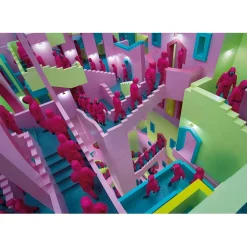 CLEMENTONI Juegos Y Puzzles*- Puzzle Juego del Calamar, 500 piezas, multicolor ㅤ