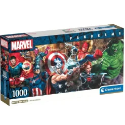 CLEMENTONI Juegos Y Puzzles*- Puzzle Panorama Marvel 1000 piezas