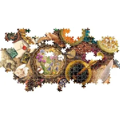 CLEMENTONI Juegos Y Puzzles*- Puzzle Panorama de 1000 piezas: Mesa del Herbolista ㅤ