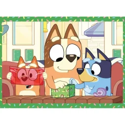 CLEMENTONI Juegos Y Puzzles*- Puzzles progresivos 4 en 1 - Bluey