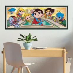 CLEMENTONI Juegos Y Puzzles*- Puzzles progresivos de superhéroes DC Comics, 10 en 1, multicolor, tamaño medium ㅤ