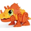 CLEMENTONI Steam*- Robot Dino Triceratops para aprender robótica infantil y montaje ㅤ