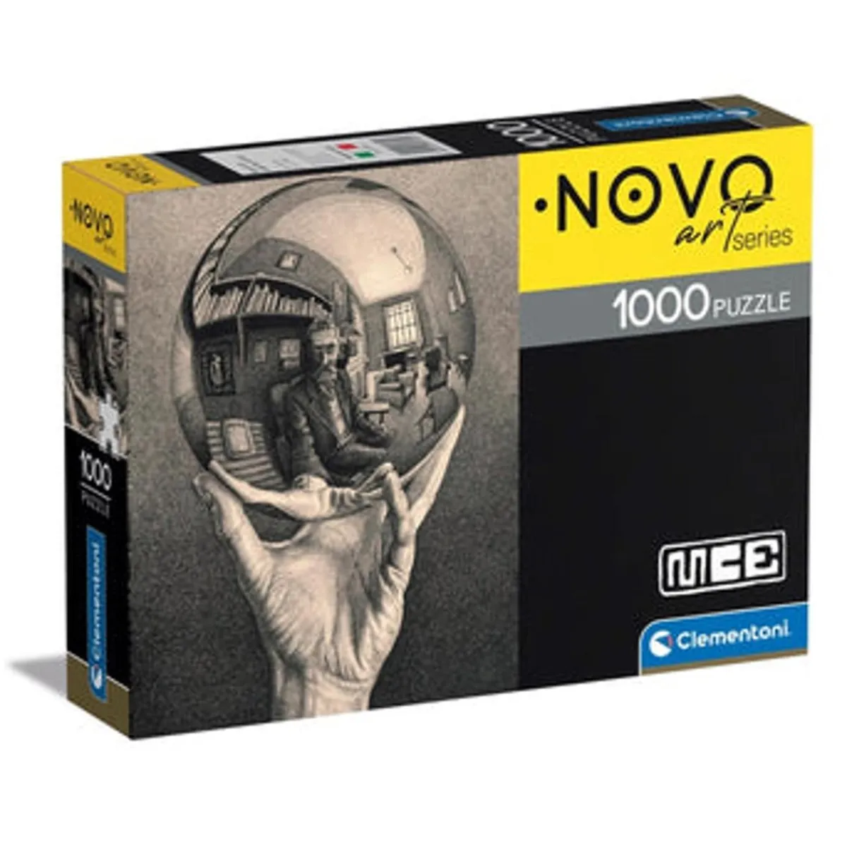 CLEMENTONI Juegos Y Puzzles*- Rompecabezas Reflejo Esférico 1000 Piezas Arte ㅤ