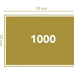 CLEMENTONI Juegos Y Puzzles*- Rompecabezas de la gran ola de Hok - 1000 piezas, arte famoso ㅤ