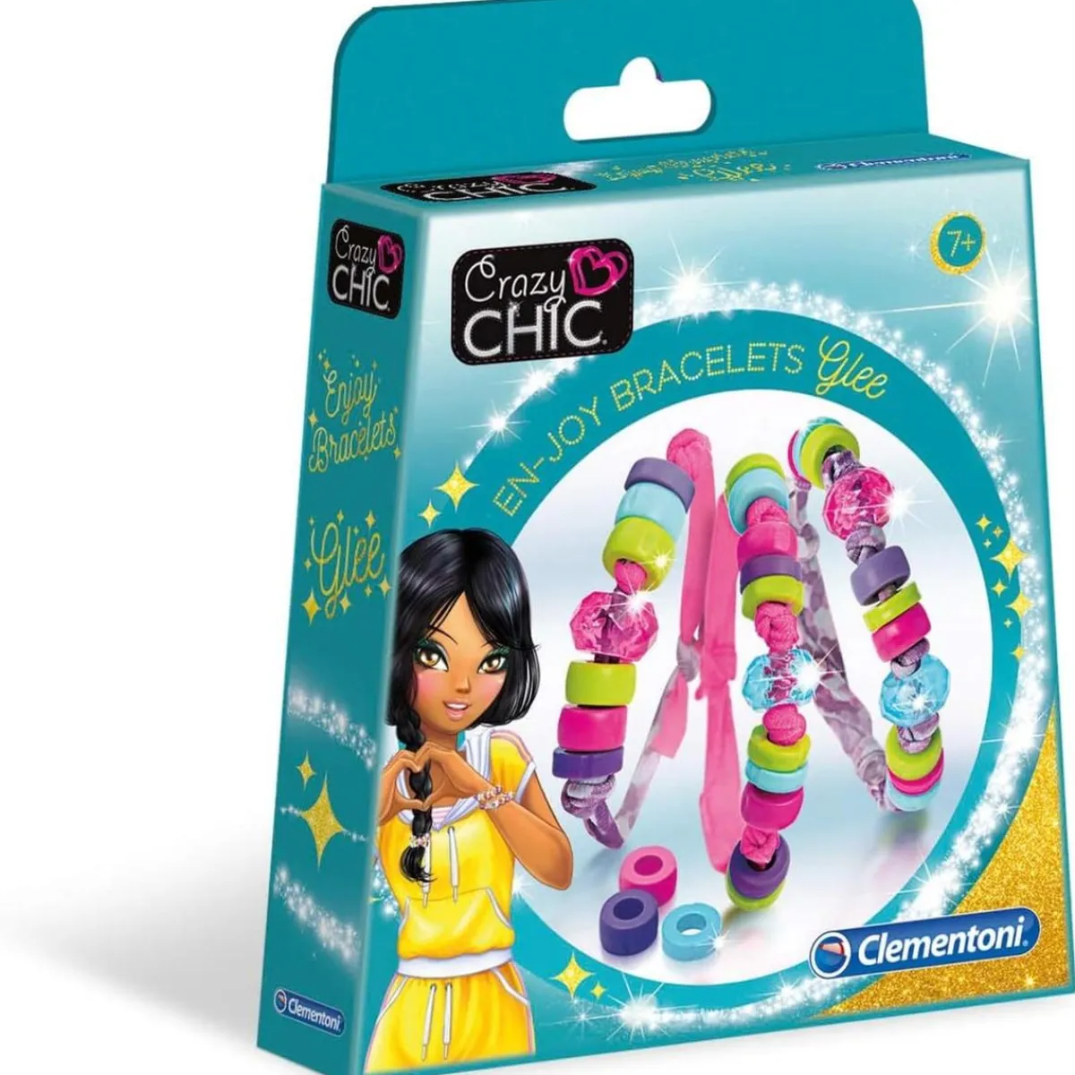 CLEMENTONI Estilo De Vida*- Set de abalorios y pulseras Crazy Chic Glee ㅤ