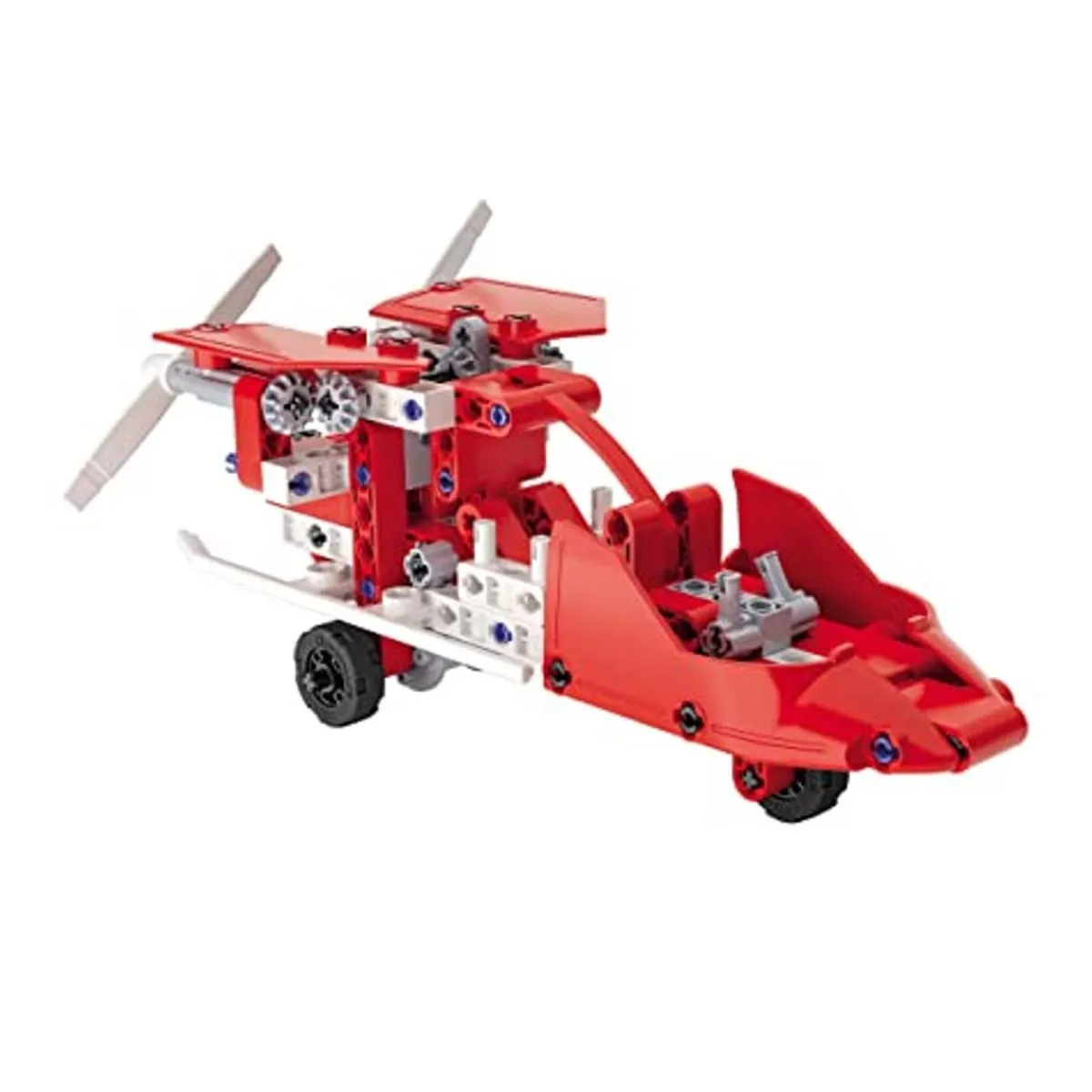 CLEMENTONI Steam*- Set de construcción Mechanics Lab Helicóptero de Bomberos ㅤ