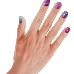 CLEMENTONI Estilo De Vida*- Set de uñas brillantes Crazy Chic en la oscuridad