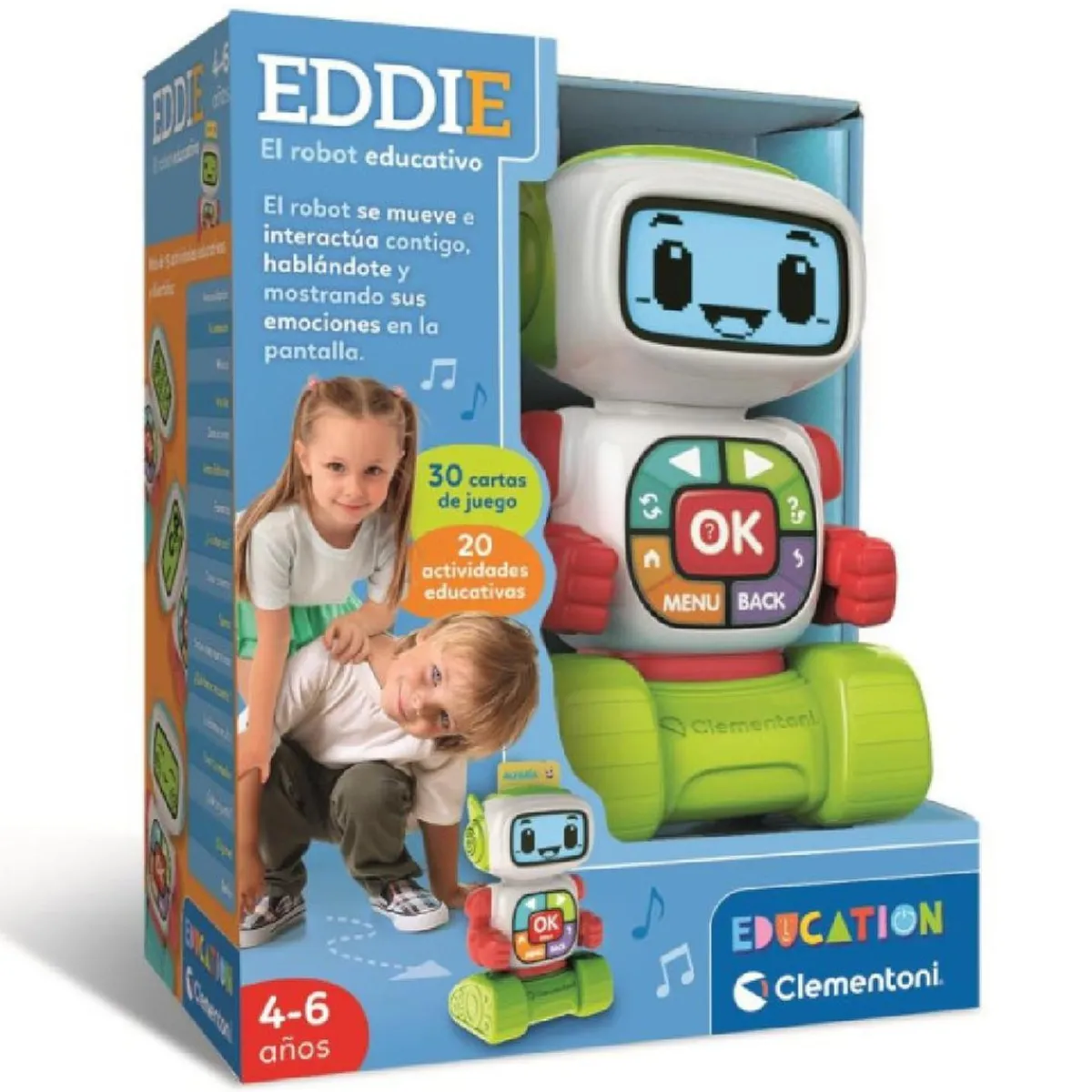CLEMENTONI Steam*Education - Eddie, el robot educativo