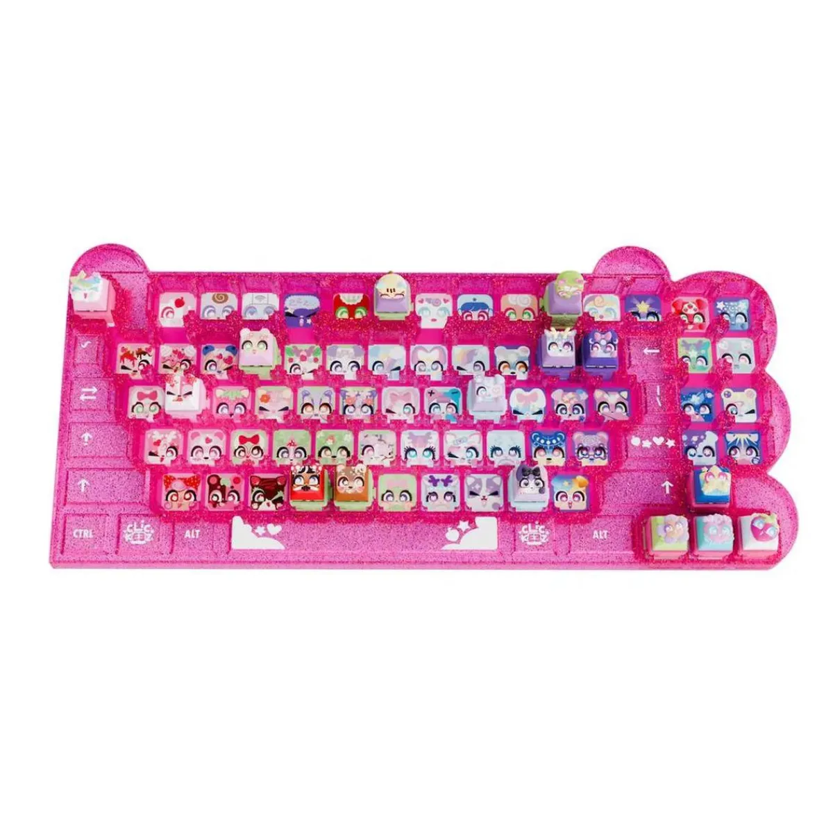 BIZAK Coleccionables Y Mini Mundos*Clickeez - Keyboard Mega Pack con 15 teclas (Varios modelos)