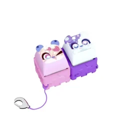 BIZAK Coleccionables Y Mini Mundos*Clickeez - Pack 2 teclas Clickeez (Varios modelos)