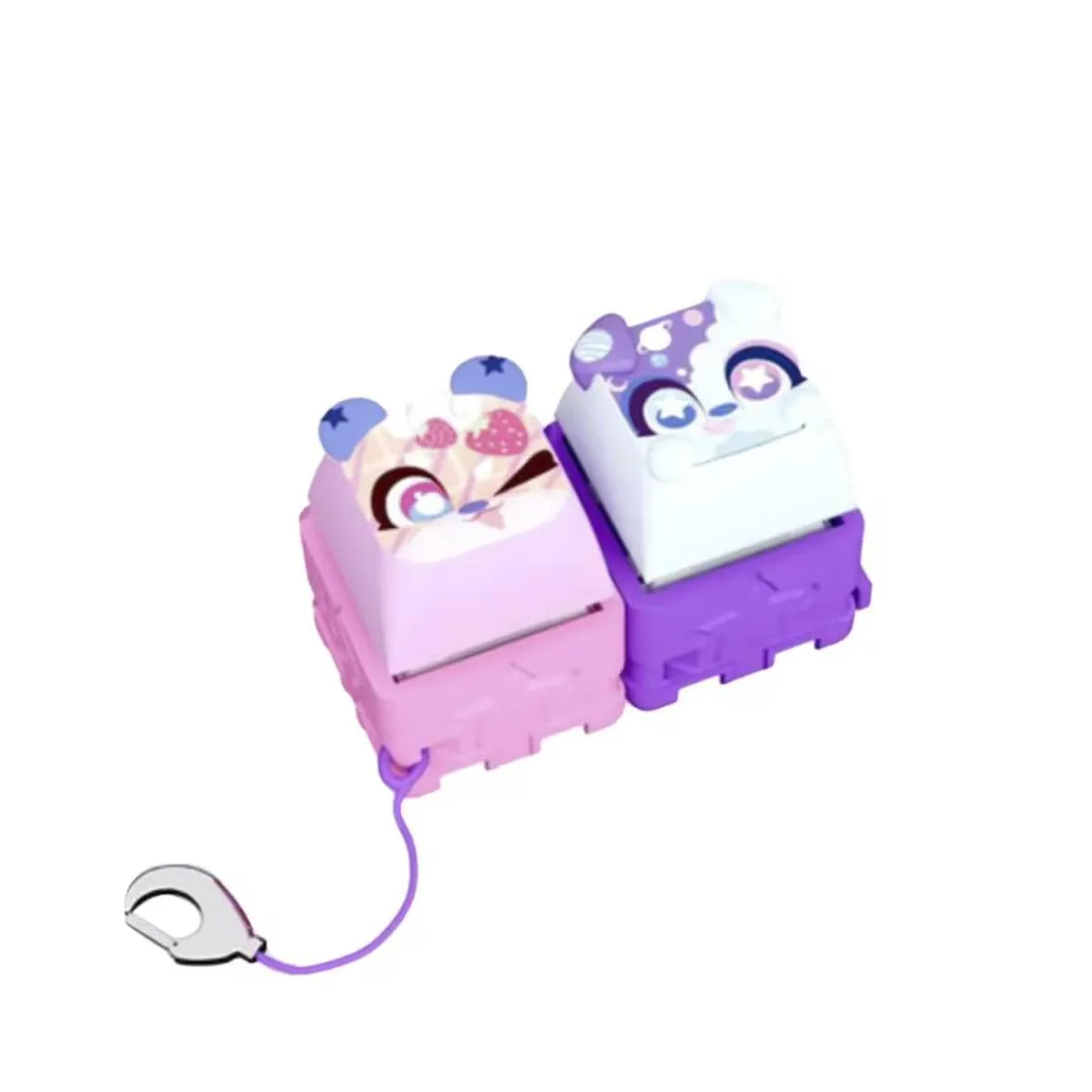 BIZAK Coleccionables Y Mini Mundos*Clickeez - Pack 2 teclas Clickeez (Varios modelos)