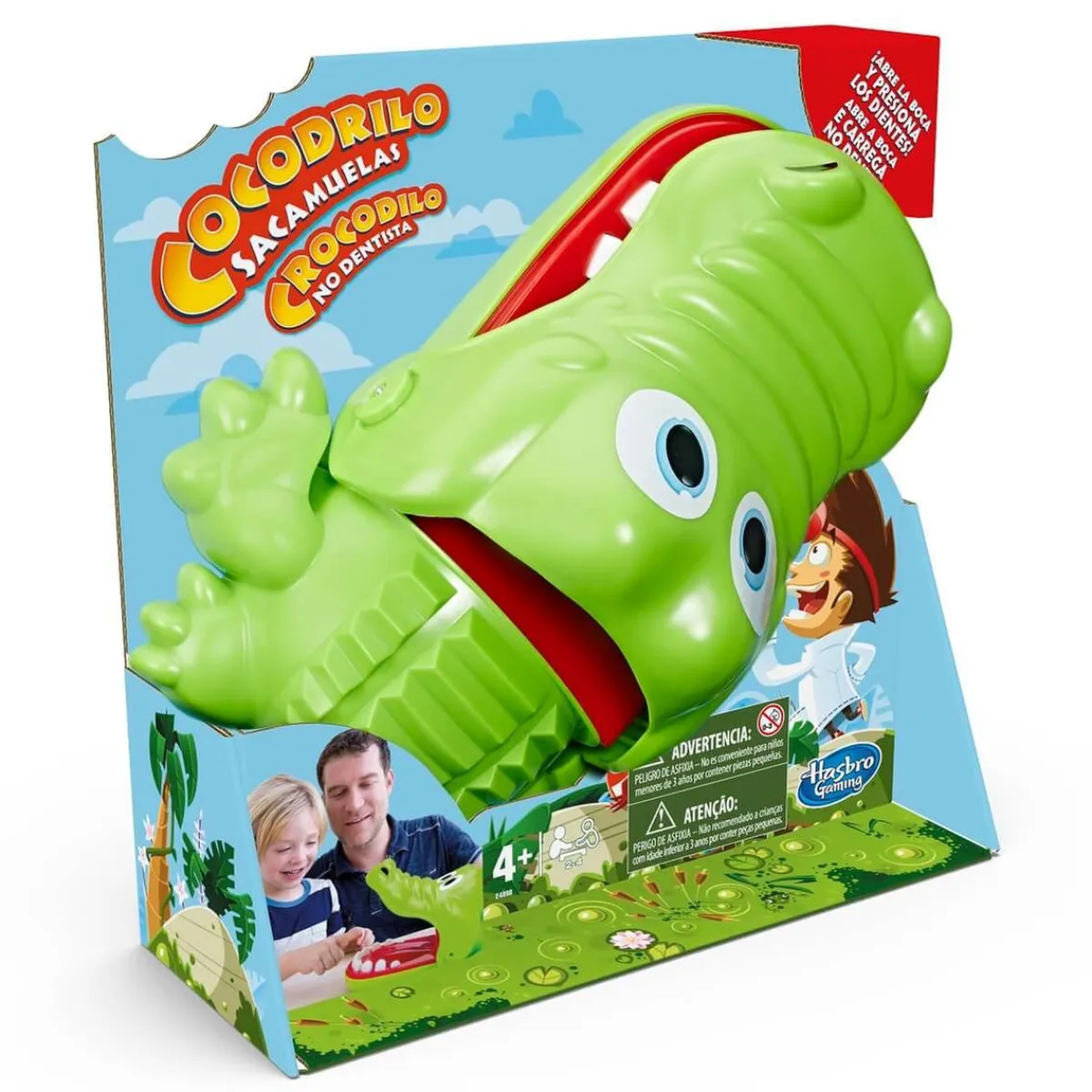 HASBRO DIRECT Juguetes Educativos Y Libros|Juegos Y Puzzles*Cocodrilo Sacamuelas