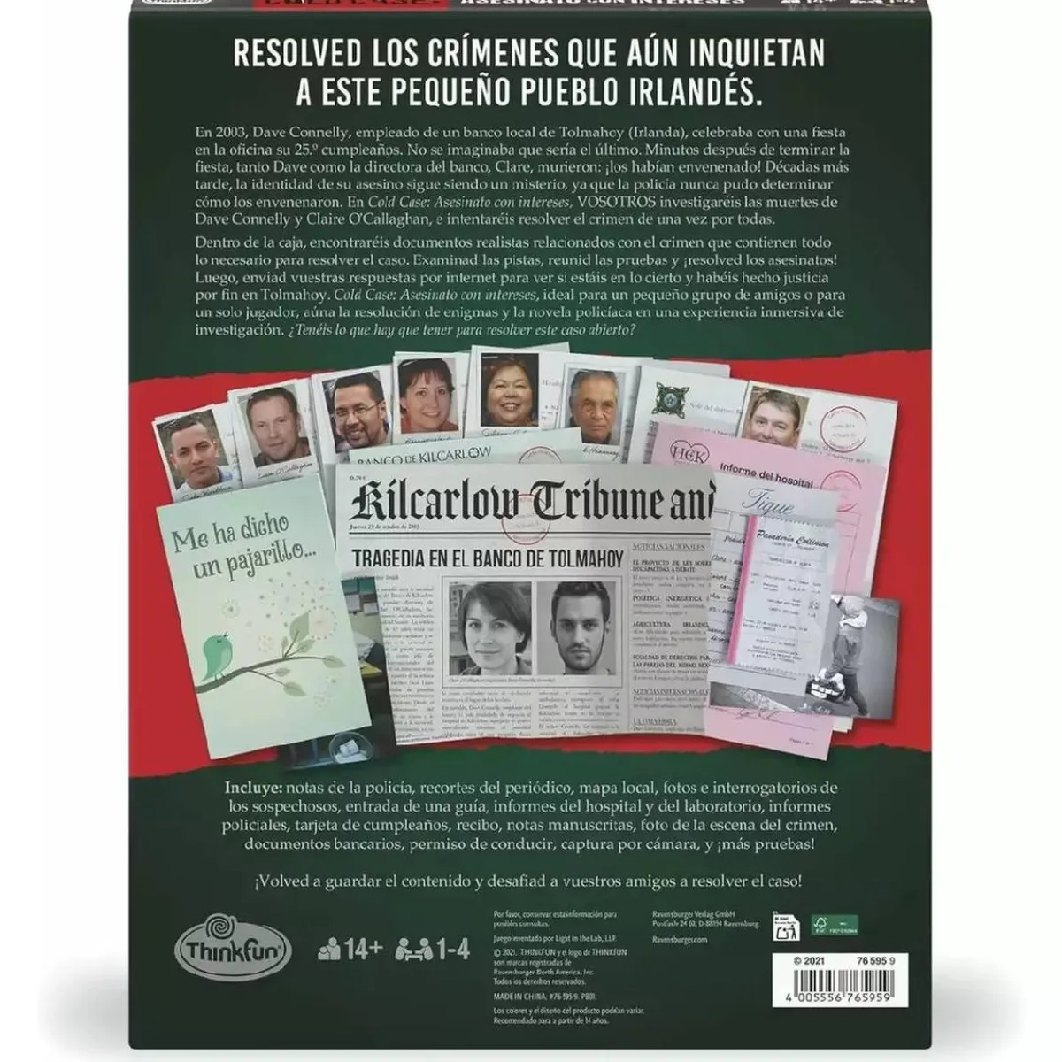 ROBA-TISZA KFT. Juegos Y Puzzles|Friki Zone*Cold Case 3 - Asesinato con intereses