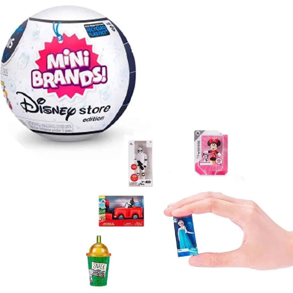 BANDAI Coleccionables Y Mini Mundos*Cápsula 5 mini sorpresas Disney