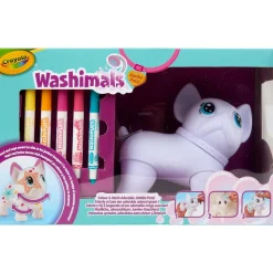 CRAYOLA Arte Y Manualidades*- Juego educativo Washimals El Gran Wilbur con rotuladores y cepillo ㅤ
