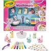 CRAYOLA Arte Y Manualidades*- Kit de actividades Washimals Pets para colorear y bañar animales bebés con pegatinas en colores pastel