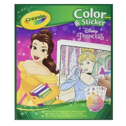 CRAYOLA Arte Y Manualidades*- Princesas Disney - Libro para colorear y pegatinas