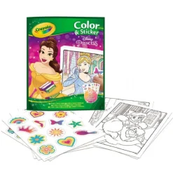 CRAYOLA Arte Y Manualidades*- Princesas Disney - Libro para colorear y pegatinas