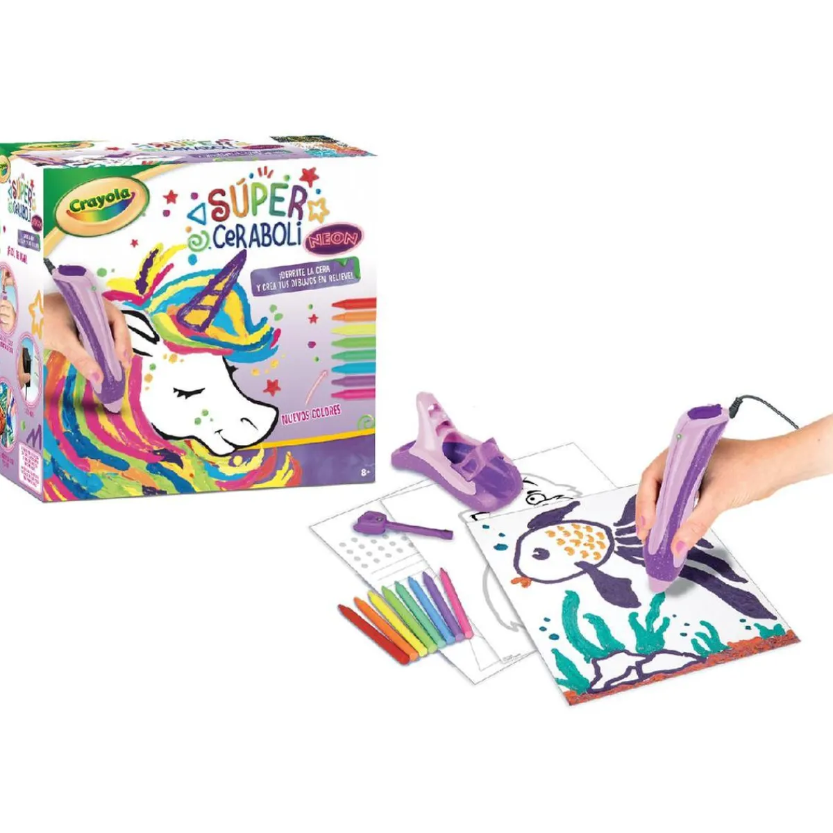 BINNEY & SMITH (EUROPE) Arte Y Manualidades*Crayola - Súper Ceraboli Unicornio Neón