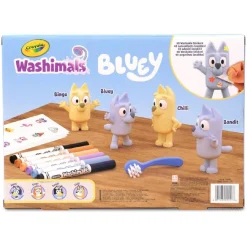 CRAYOLA Arte Y Manualidades*- Washimals: Bluey - 4 figuras para pintar y lavar