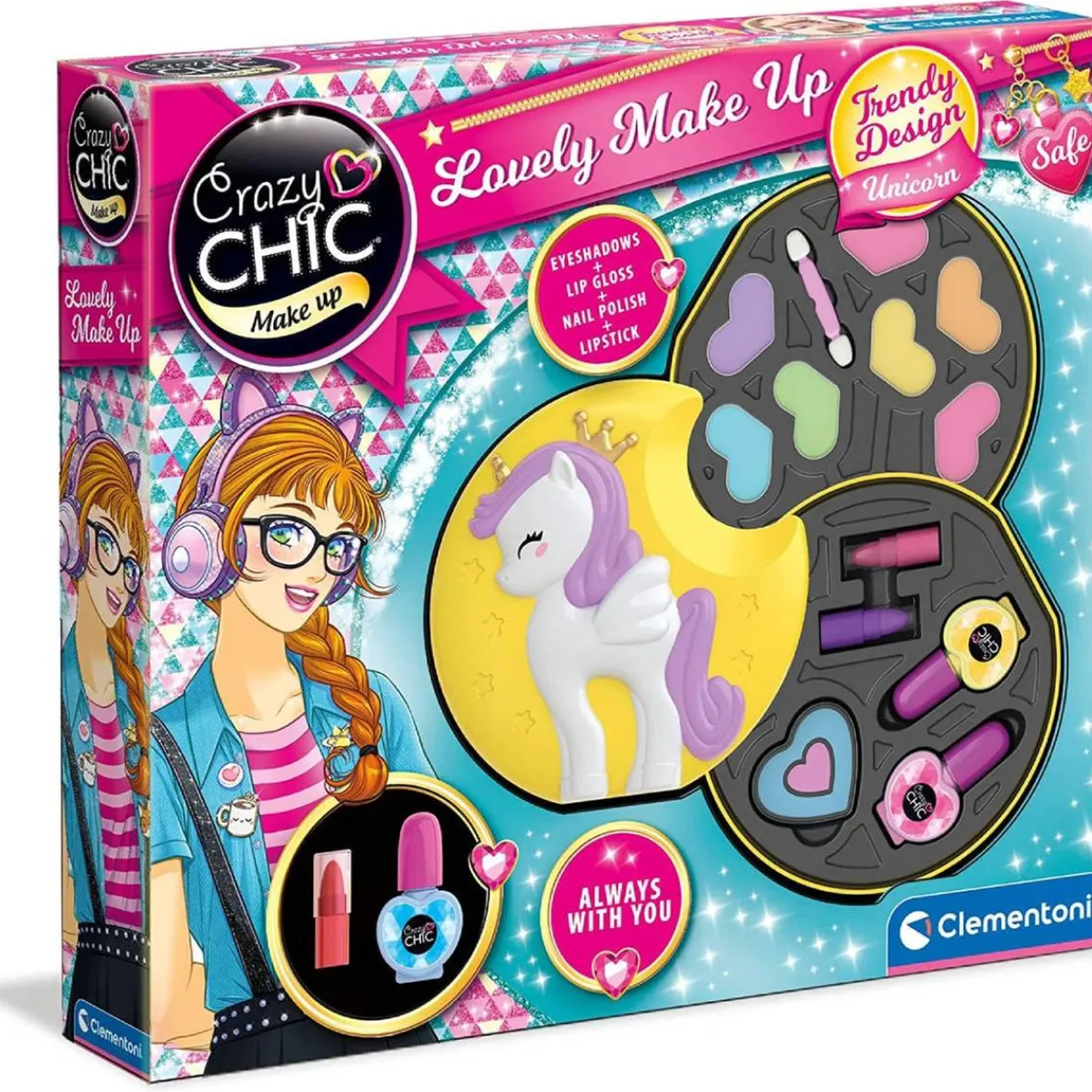 CLEMENTONI Estilo De Vida|Halloween*Crazy Chic - Neceser maquillaje unicornio