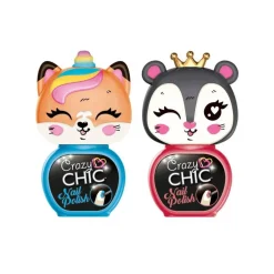 CRAZY CHIC Estilo De Vida*- Pack 2 Esmaltes de Uñas Animales (varios modelos)