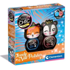 CRAZY CHIC Estilo De Vida*- Pack 2 Esmaltes de Uñas Animales (varios modelos)